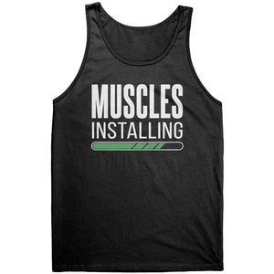 Muscles Installing T-shirt  - Gemmed Firefly