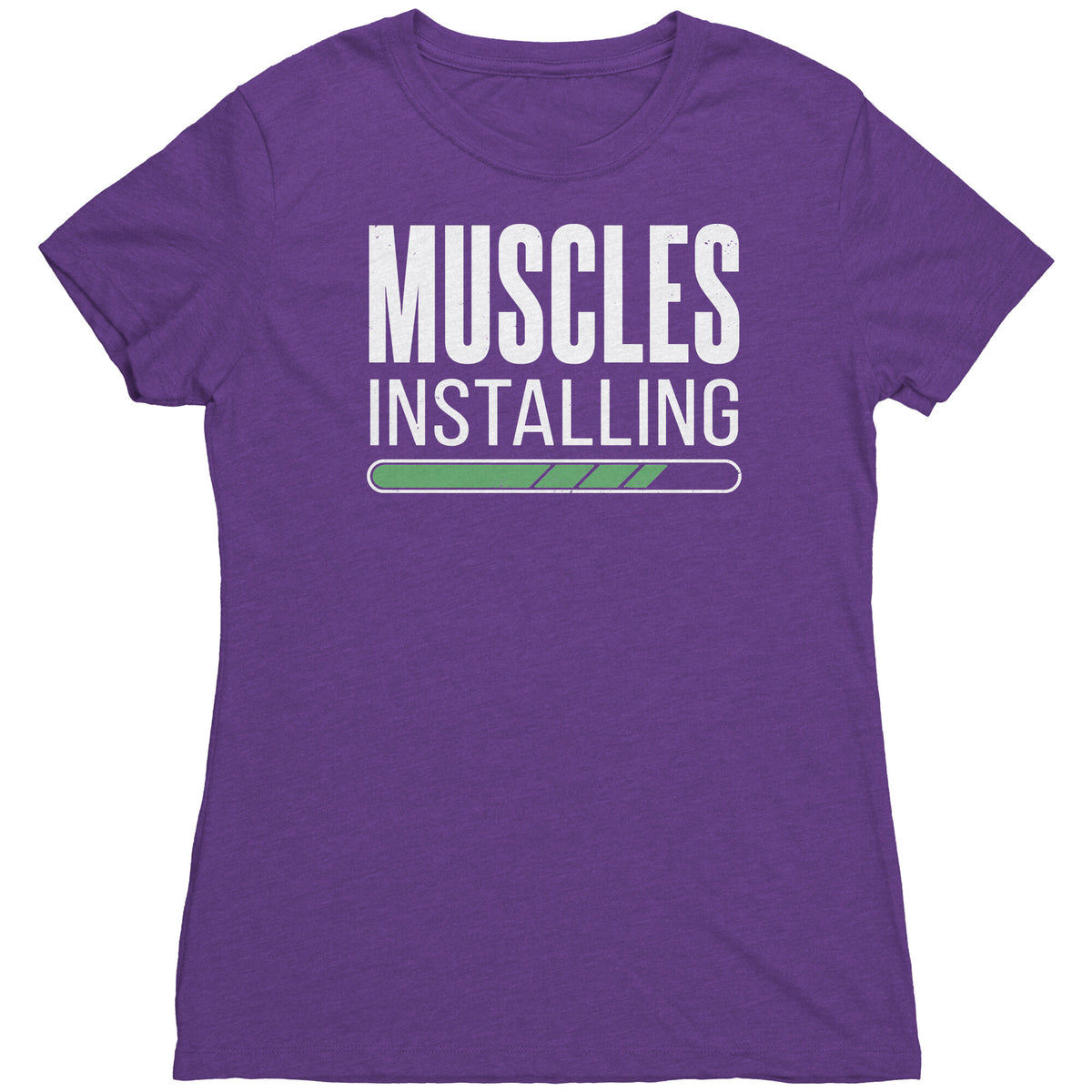 Muscles Installing T-shirt  - Gemmed Firefly