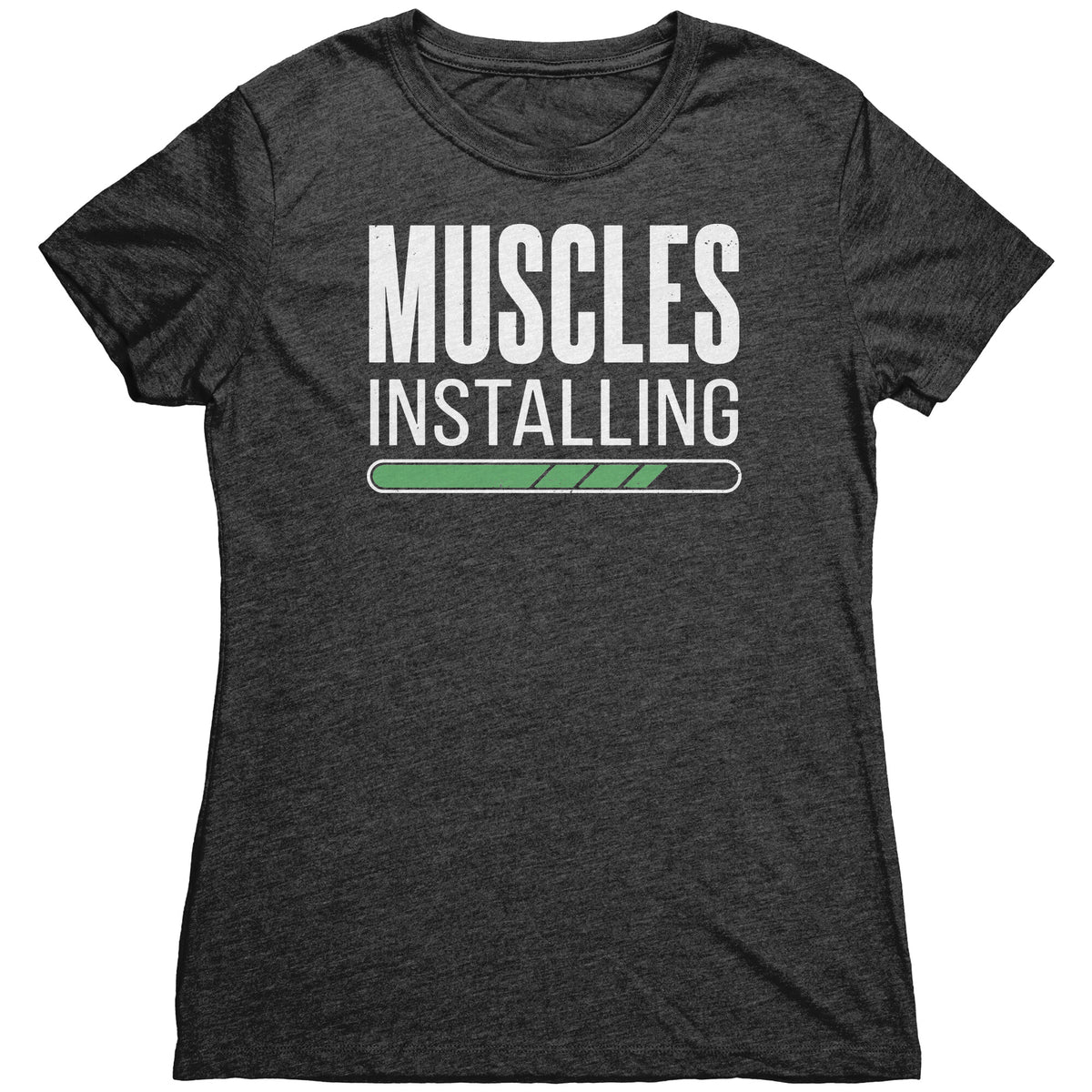 Muscles Installing T-shirt  - Gemmed Firefly