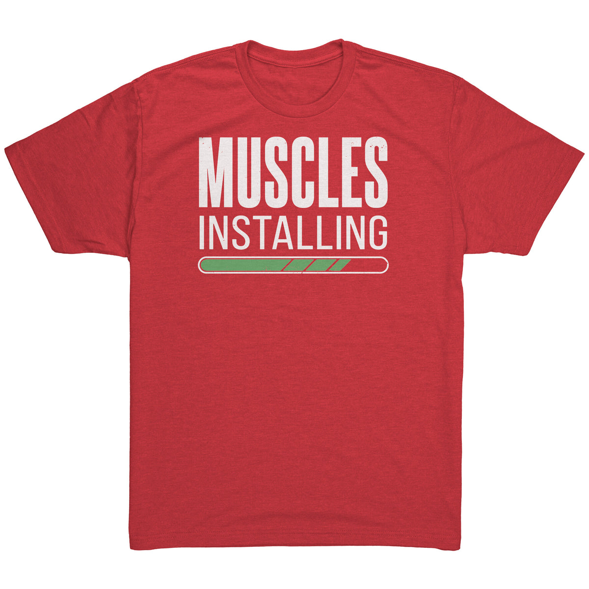 Muscles Installing T-shirt  - Gemmed Firefly