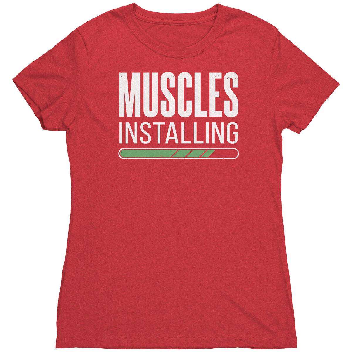 Muscles Installing T-shirt  - Gemmed Firefly
