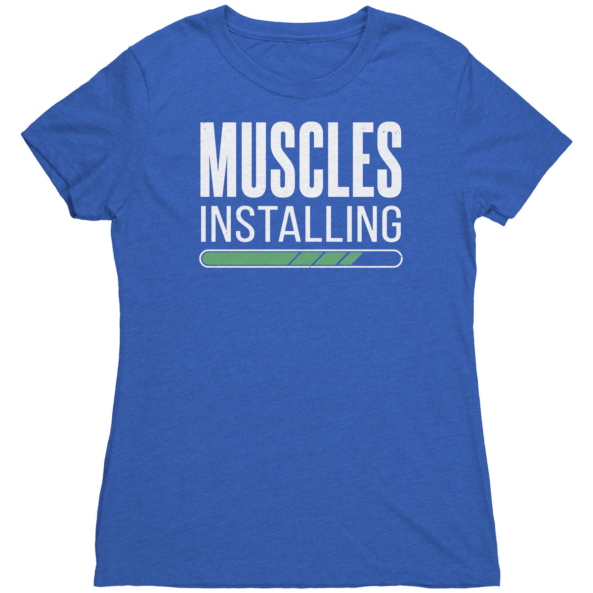 Muscles Installing T-shirt  - Gemmed Firefly