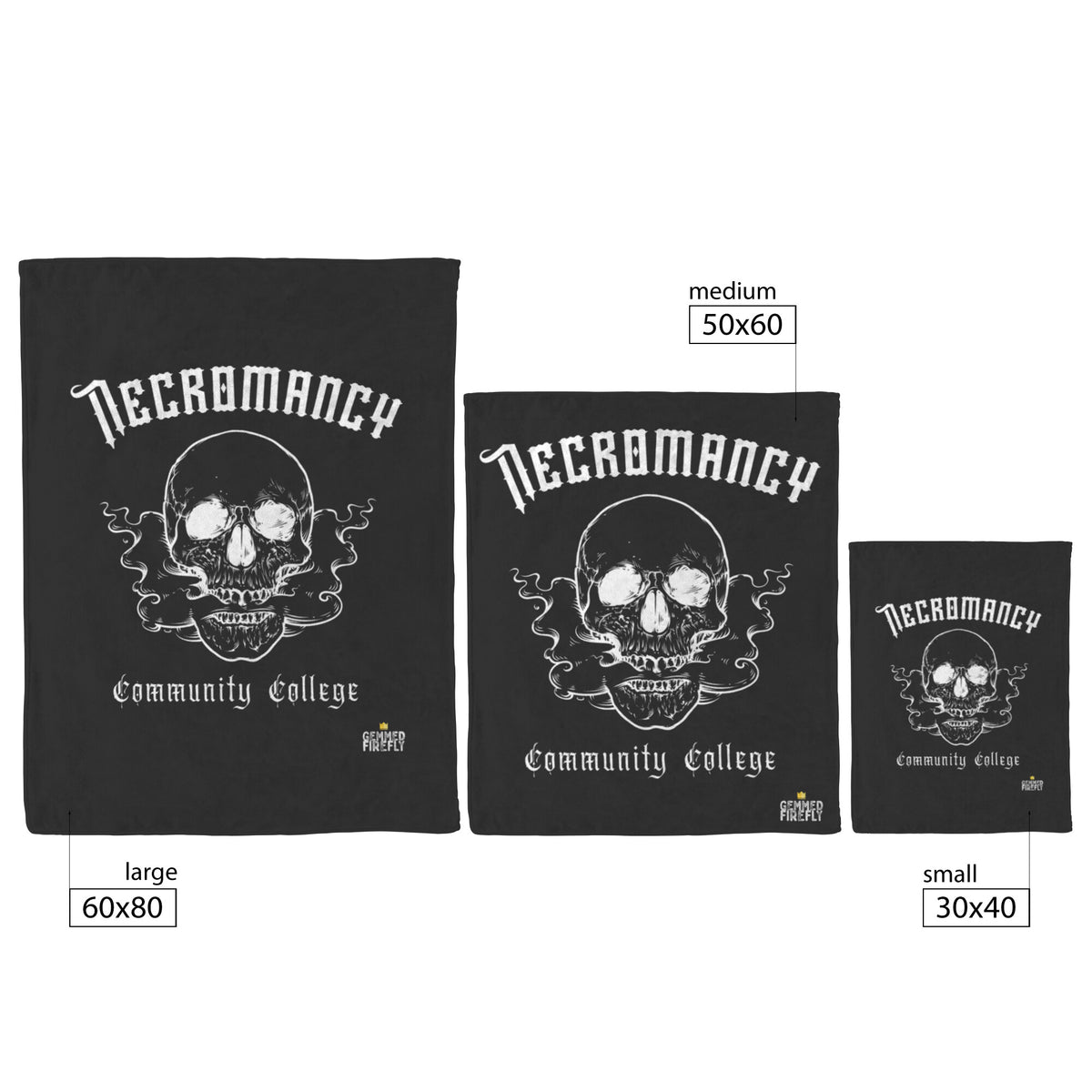 Necromancy Community College Blanket Blankets  - Gemmed Firefly