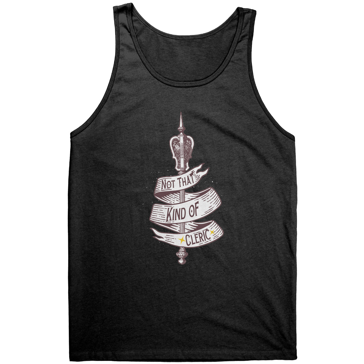 Not That Kind of Cleric [Heritage Design] T-shirt  - Gemmed Firefly