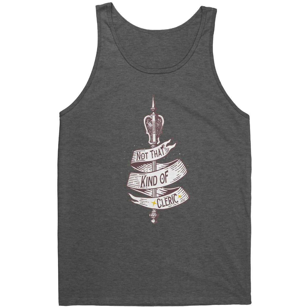 Not That Kind of Cleric [Heritage Design] T-shirt  - Gemmed Firefly