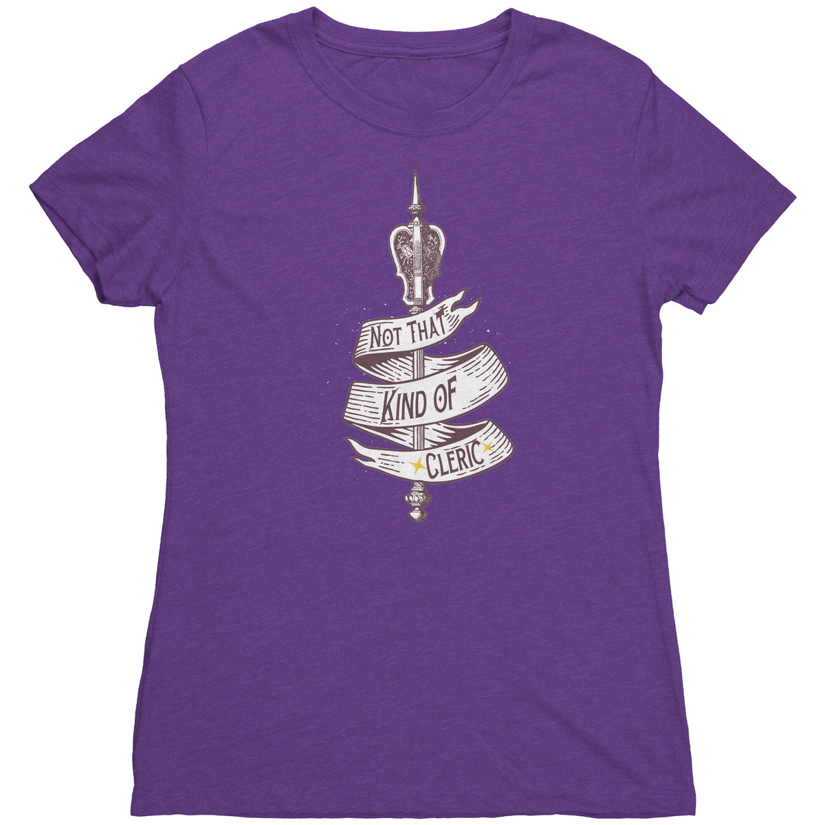 Not That Kind of Cleric [Heritage Design] T-shirt  - Gemmed Firefly