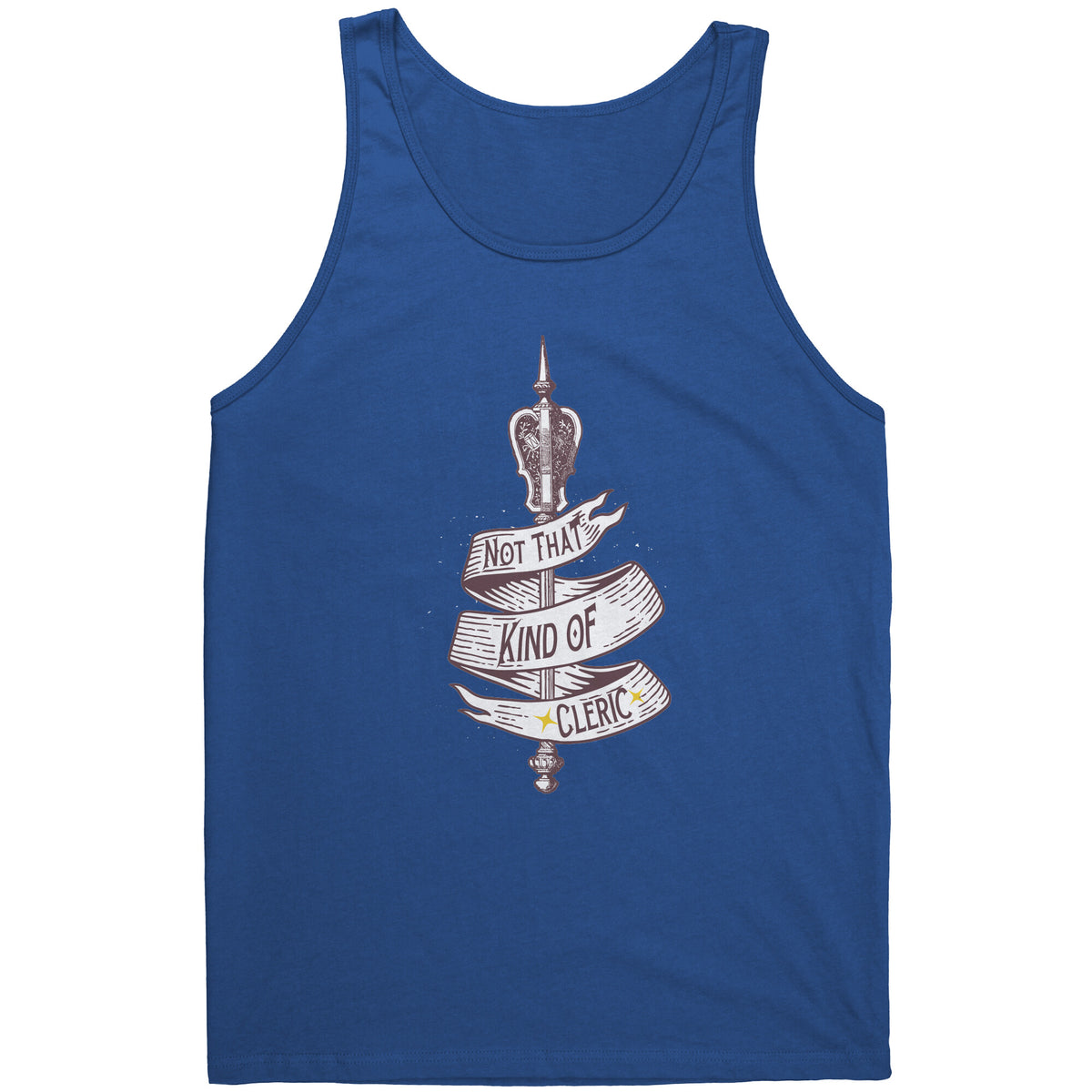 Not That Kind of Cleric [Heritage Design] T-shirt  - Gemmed Firefly