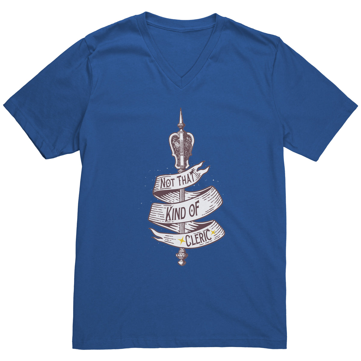 Not That Kind of Cleric [Heritage Design] T-shirt  - Gemmed Firefly