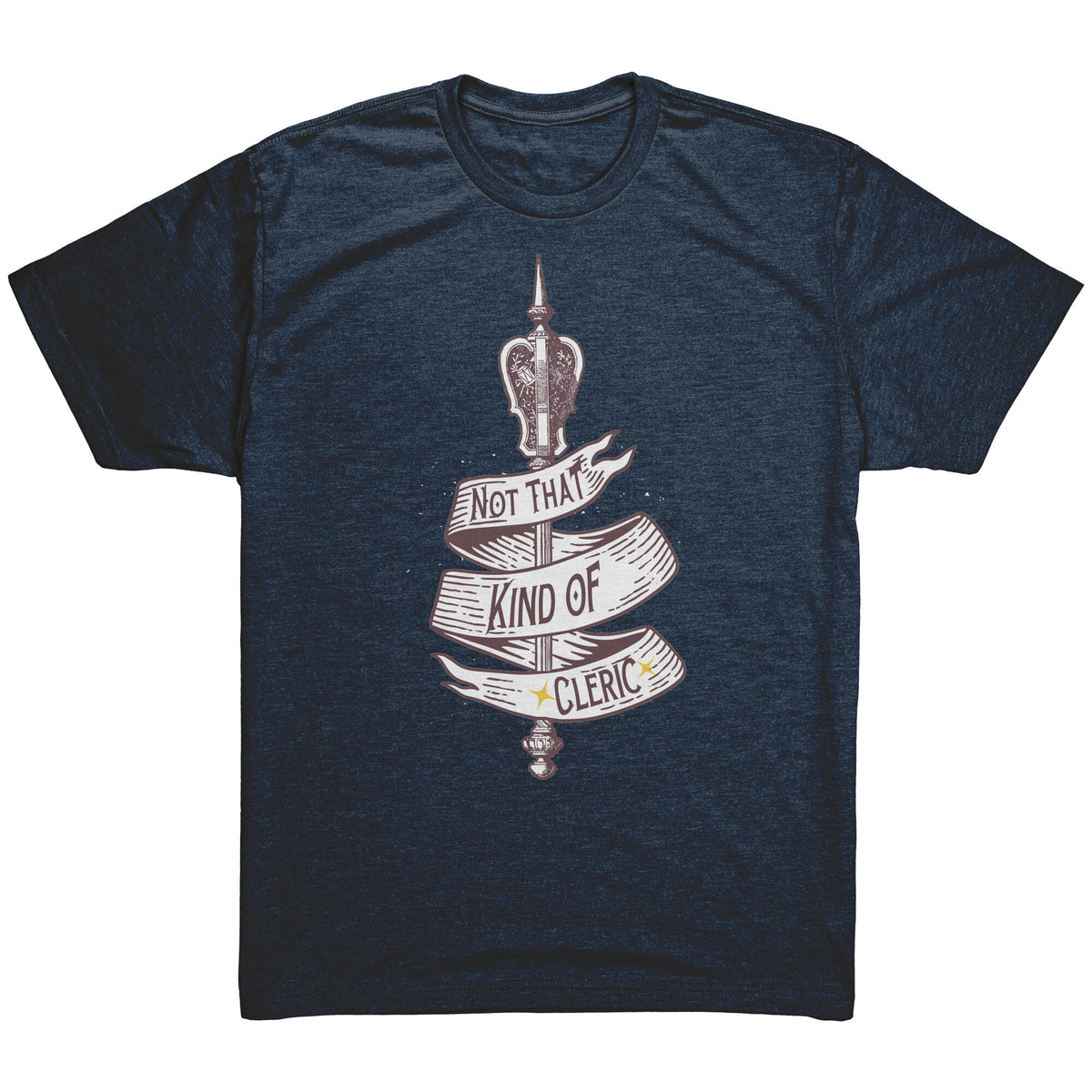 Not That Kind of Cleric [Heritage Design] T-shirt  - Gemmed Firefly
