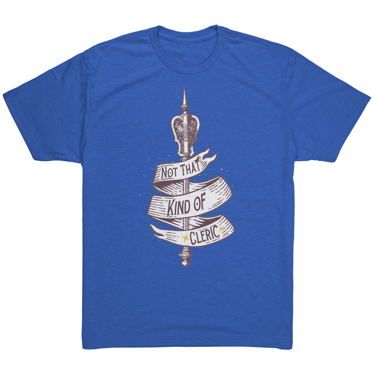 Not That Kind of Cleric [Heritage Design] T-shirt  - Gemmed Firefly