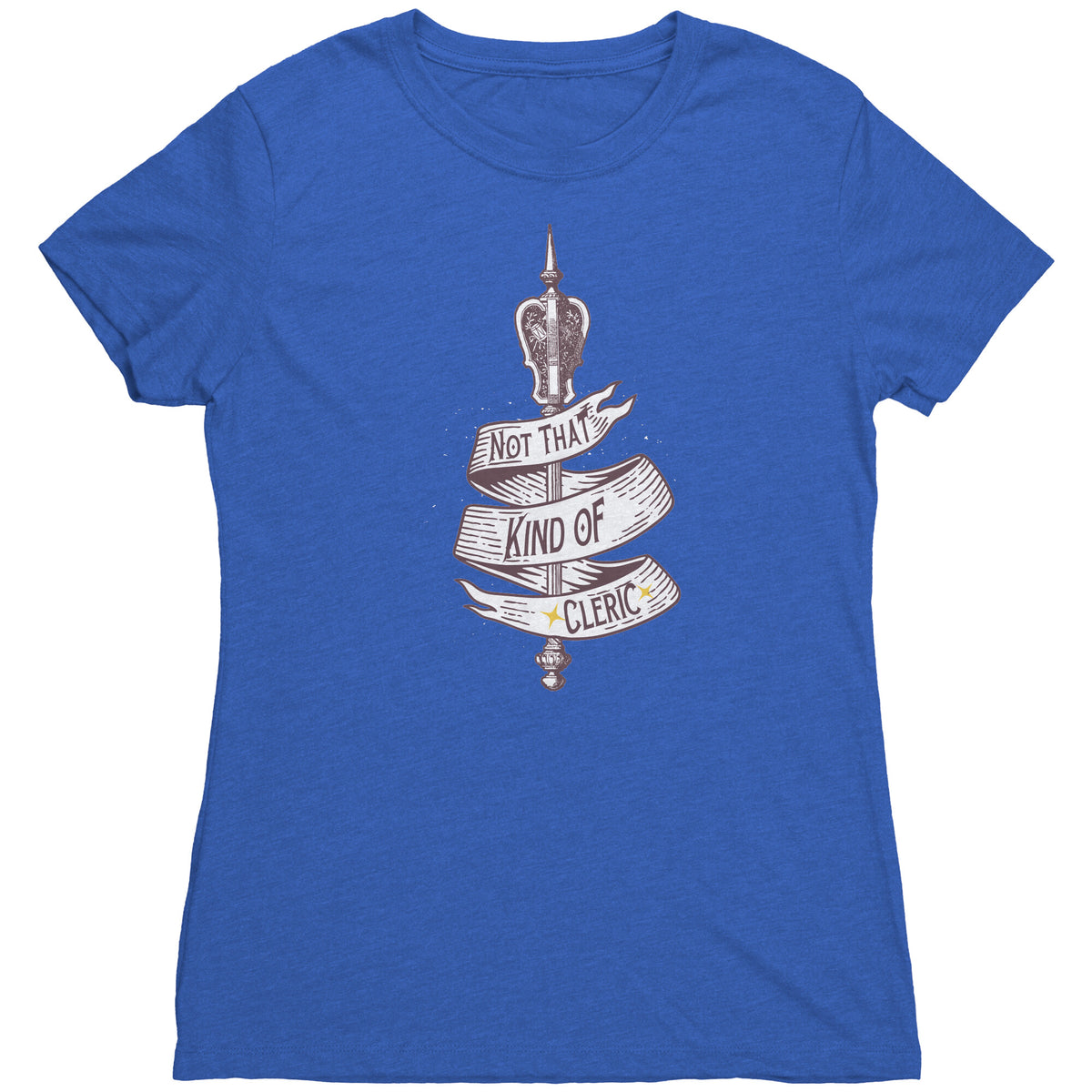 Not That Kind of Cleric [Heritage Design] T-shirt  - Gemmed Firefly