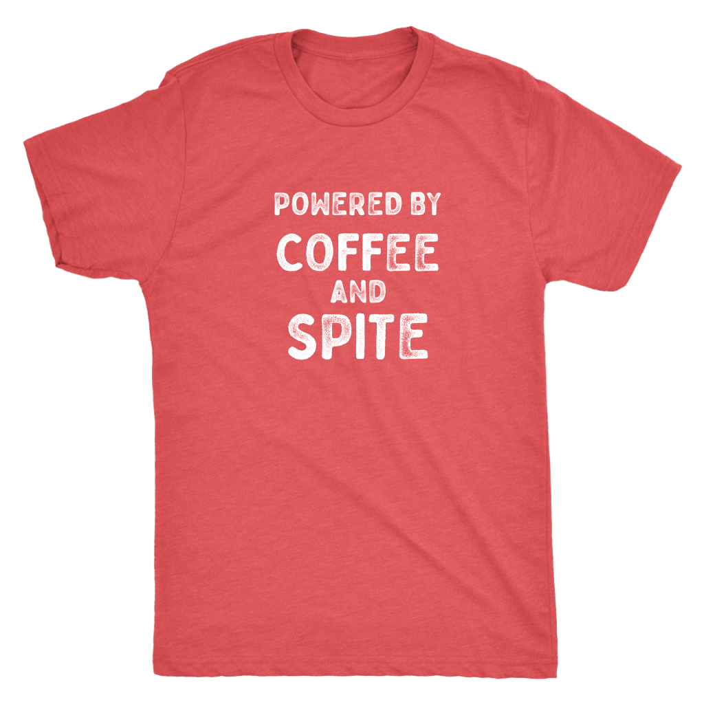 Powered By Coffee and Spite T-shirt  - Gemmed Firefly