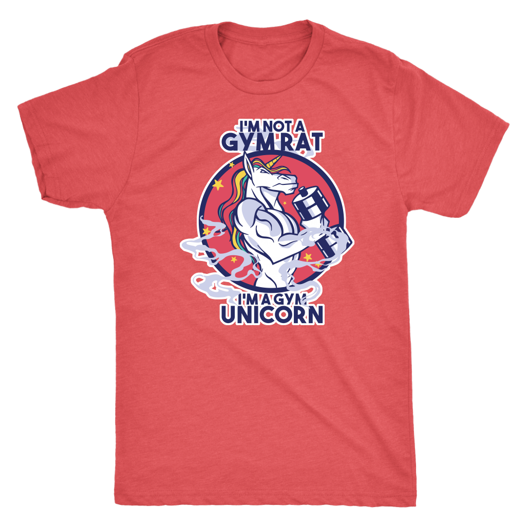 Gym Unicorn T-shirt  - Gemmed Firefly