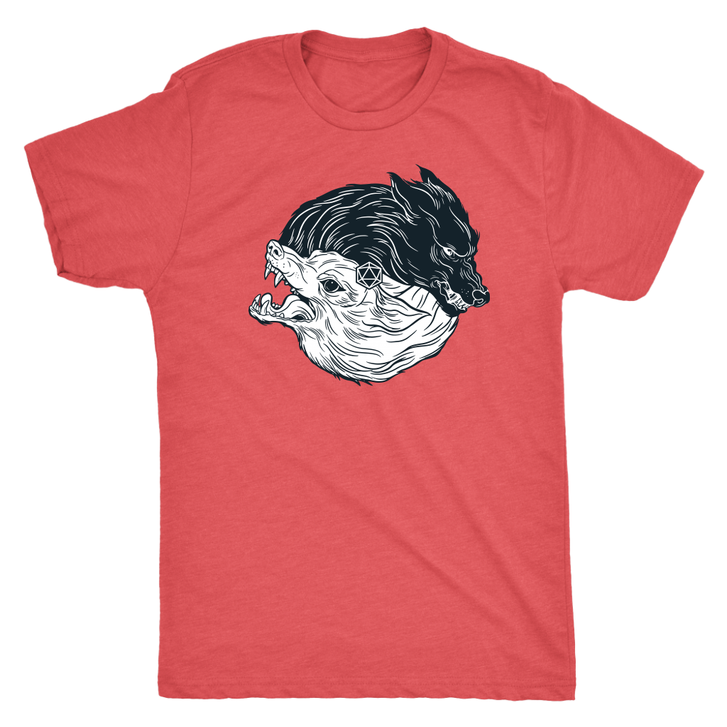 Two Wolves to Feed T-shirt  - Gemmed Firefly