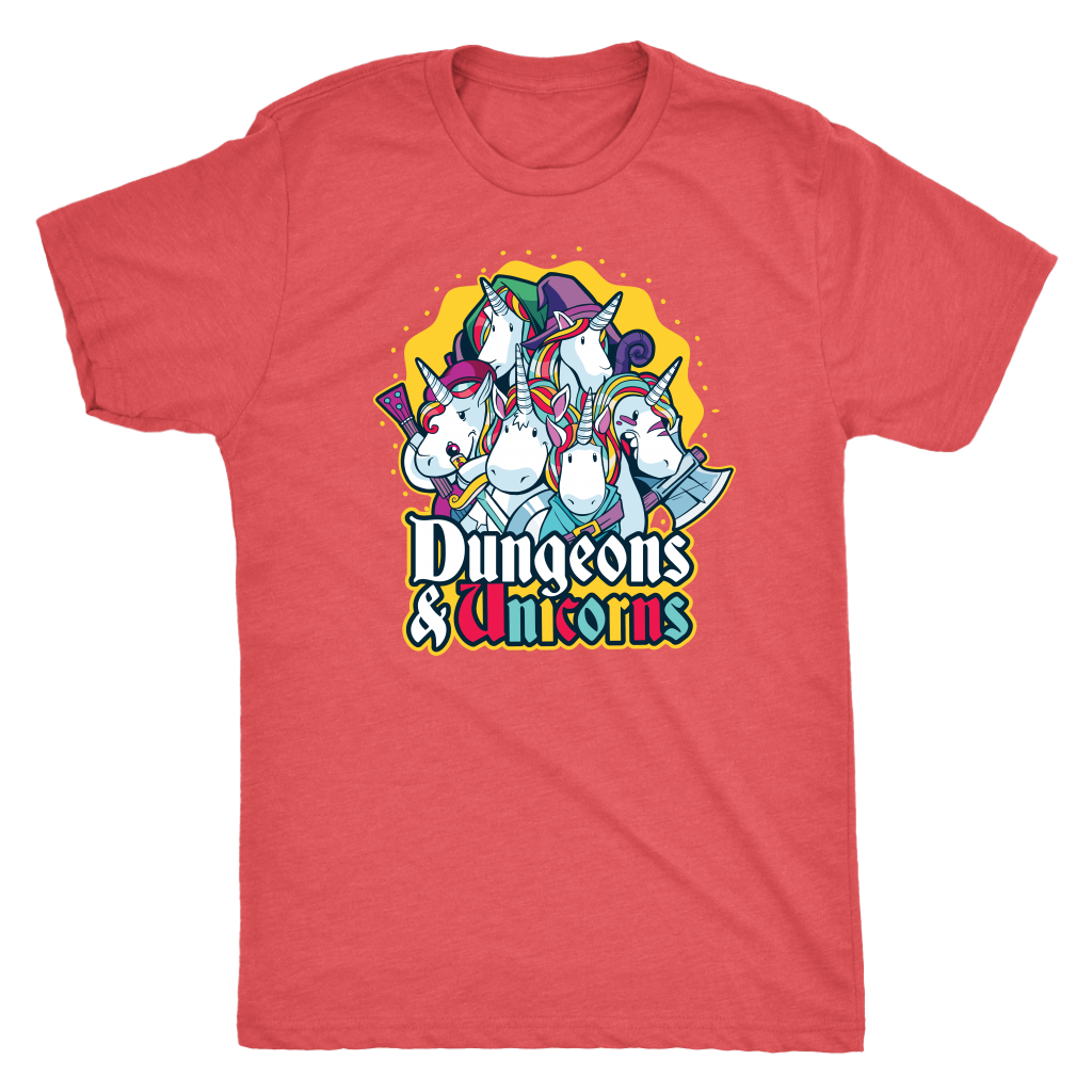 Dungeons and Unicorns T-shirt  - Gemmed Firefly