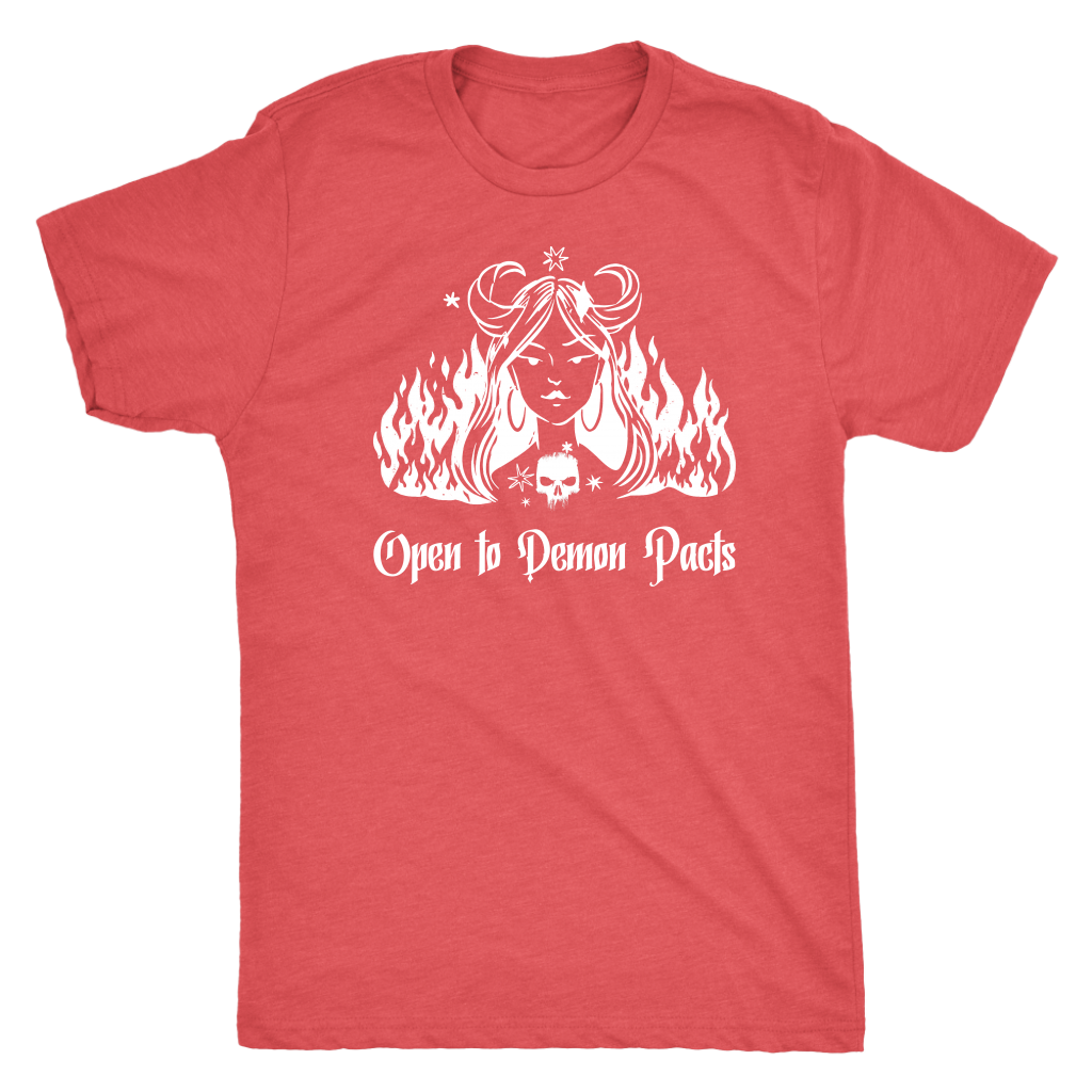 Open to Demon Pacts T-shirt  - Gemmed Firefly