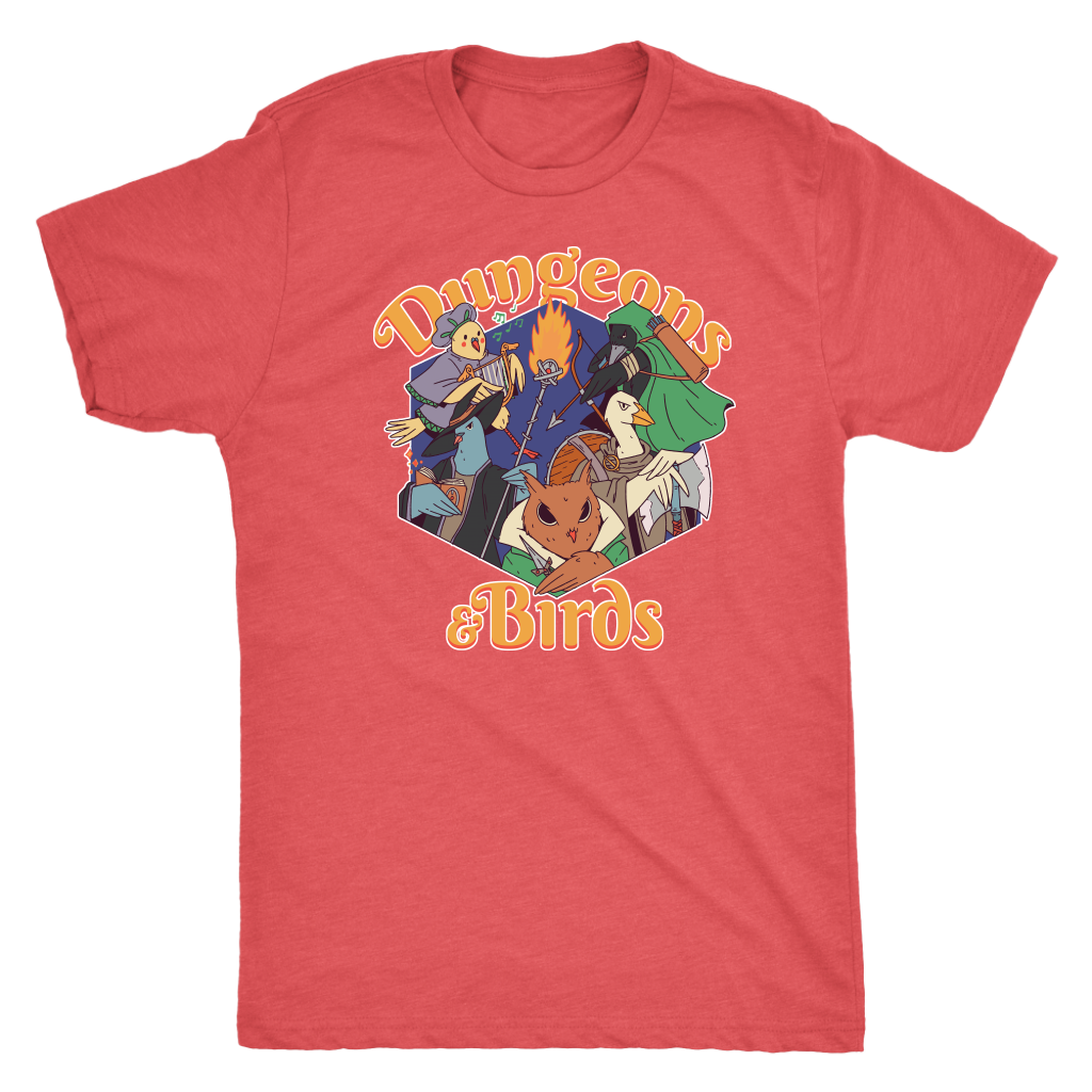 Dungeons and Birds T-shirt  - Gemmed Firefly