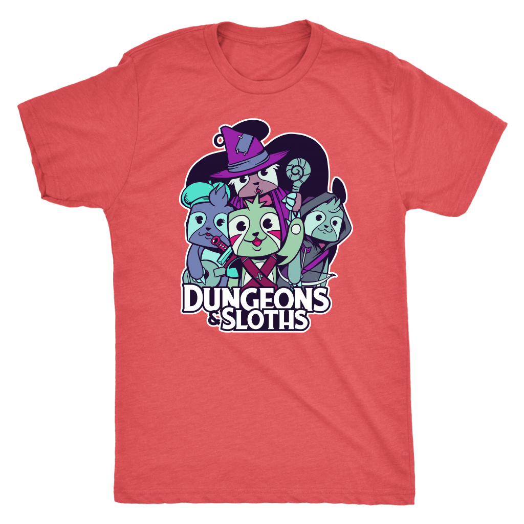Dungeons and Sloths T-shirt  - Gemmed Firefly