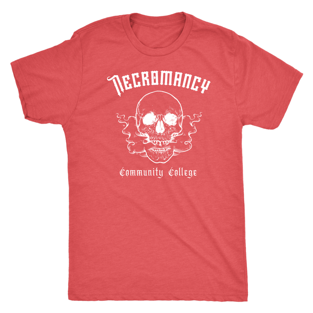 Necromancy Community College T-shirt  - Gemmed Firefly