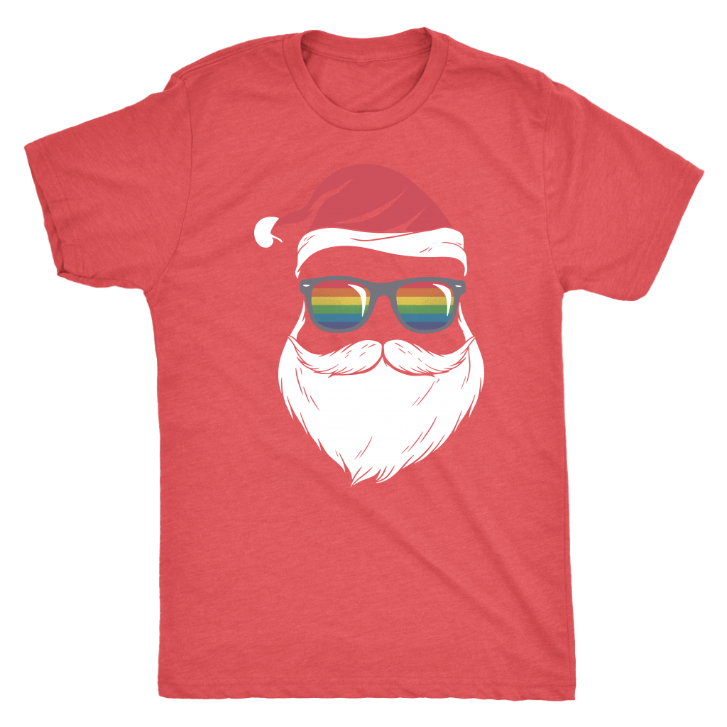 LGBT PRIDE Santa Shirt T-shirt  - Gemmed Firefly
