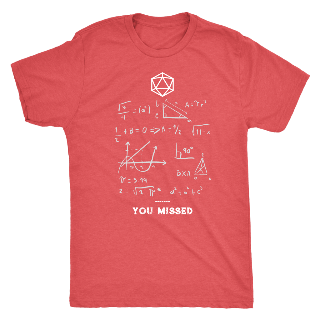 Dungeon Math T-shirt  - Gemmed Firefly