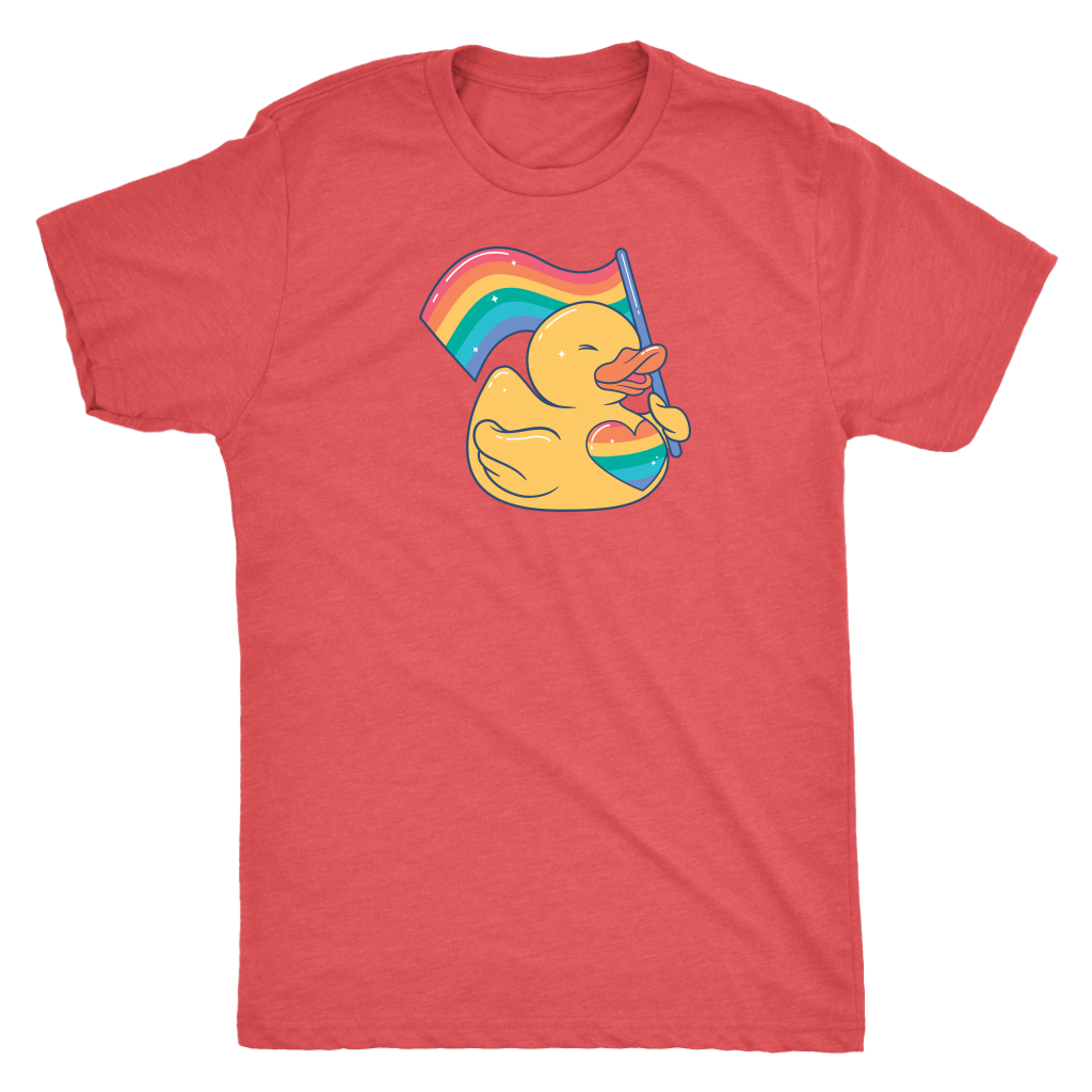 Pride Rubber Ducky T-shirt  - Gemmed Firefly