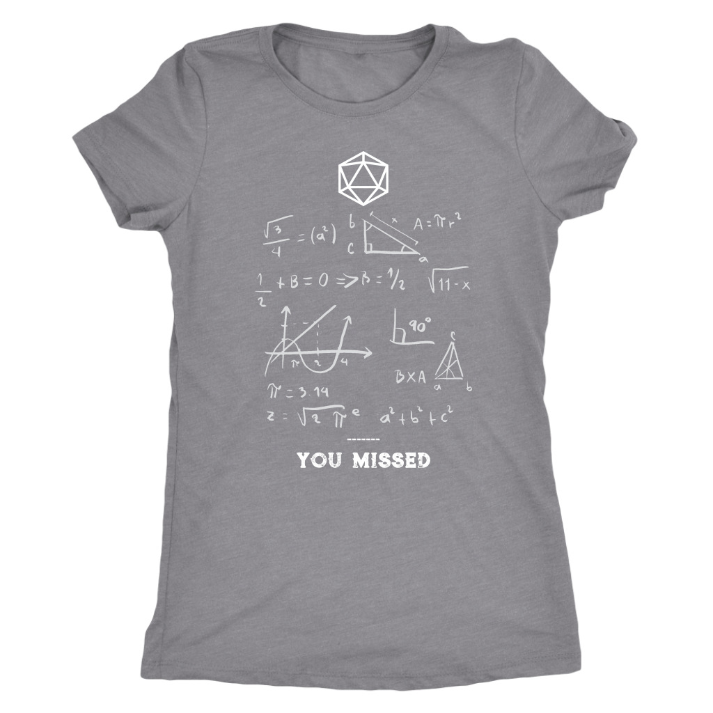Dungeon Math T-shirt  - Gemmed Firefly