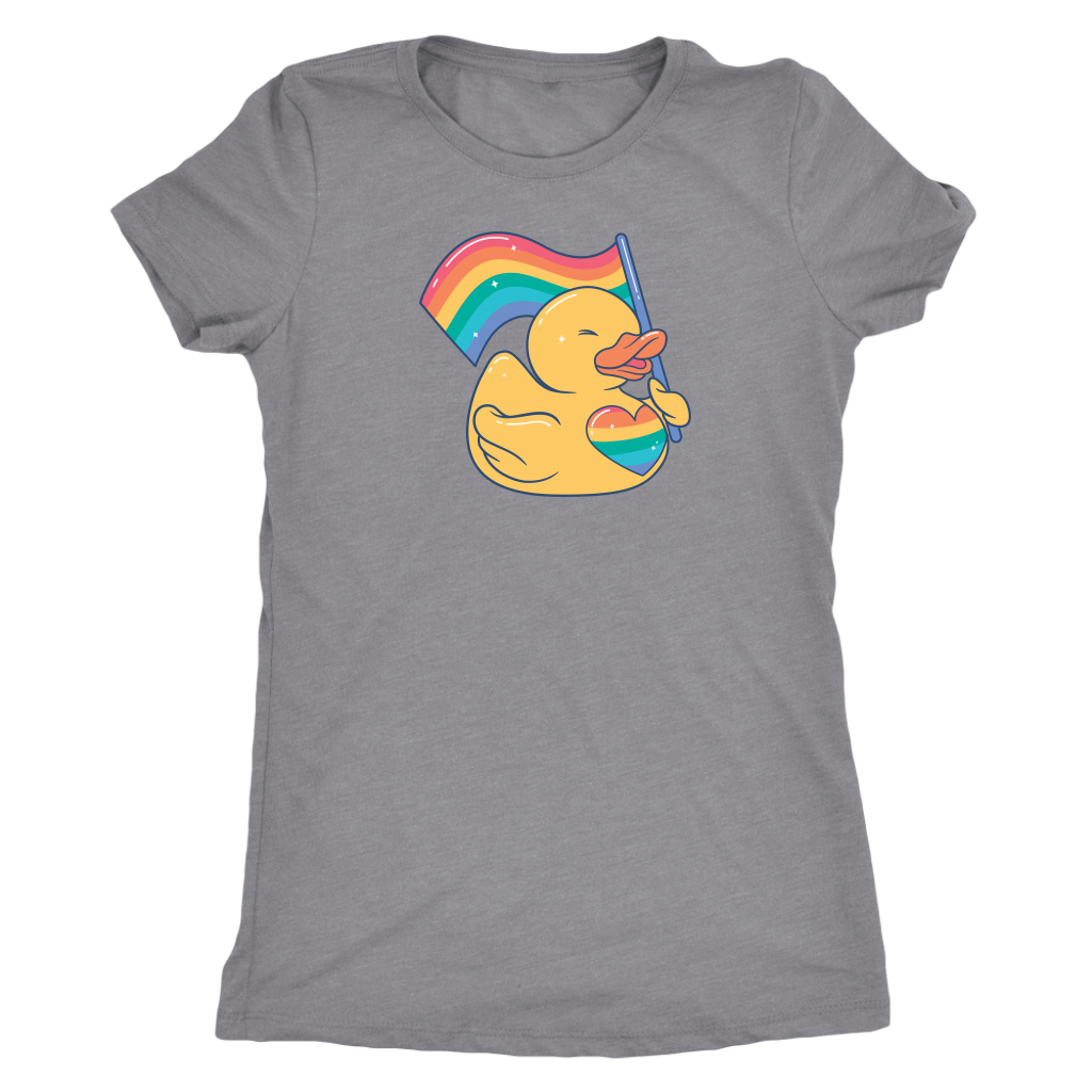 Pride Rubber Ducky T-shirt  - Gemmed Firefly