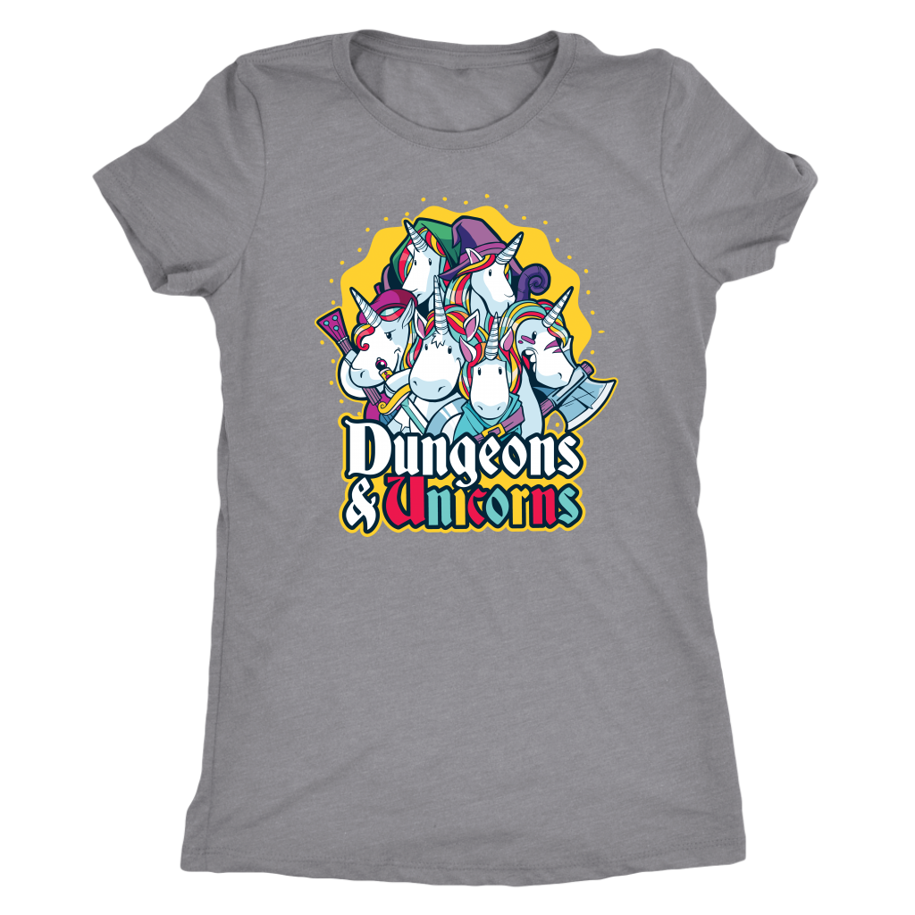 Dungeons and Unicorns T-shirt  - Gemmed Firefly