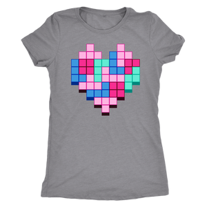 Candy Block Love Heart T-shirt  - Gemmed Firefly