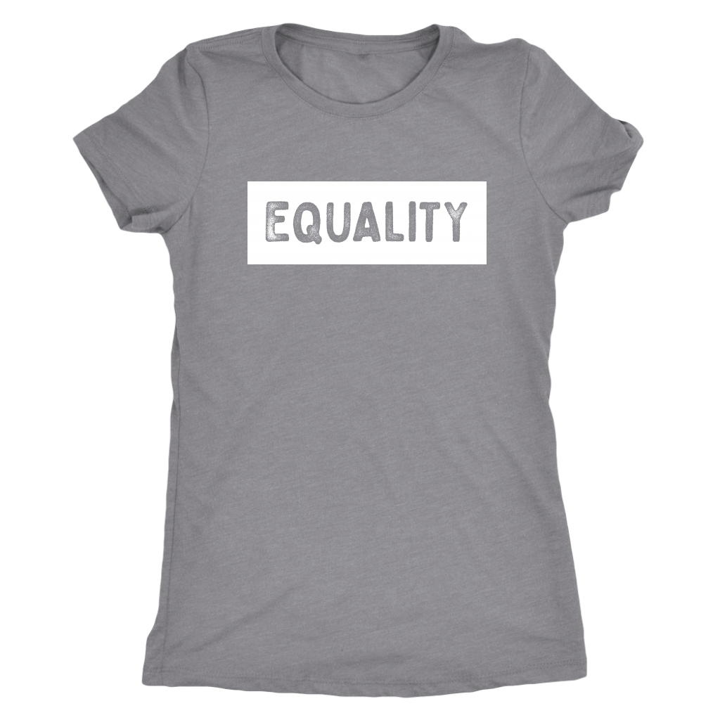 Equality Stencil Text T-shirt  - Gemmed Firefly