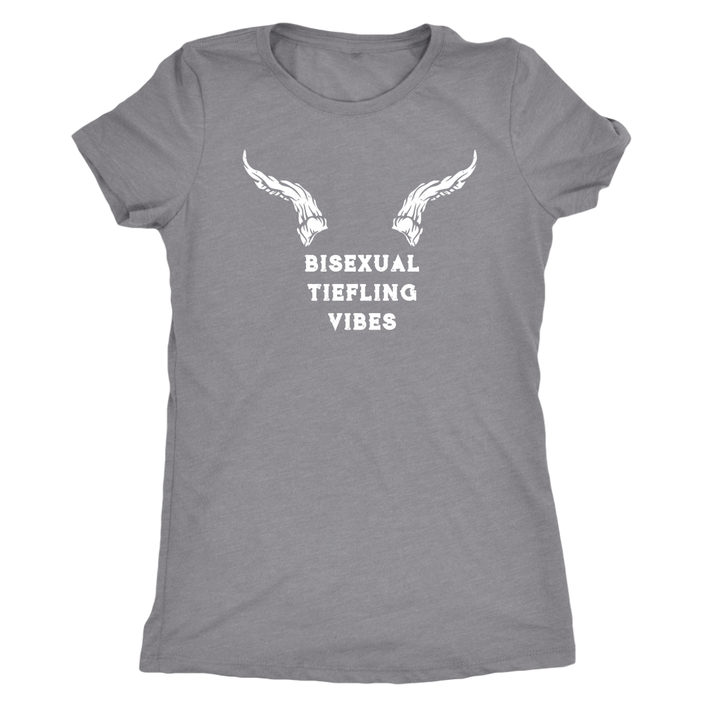 Bisexual Tiefling Vibes T-shirt  - Gemmed Firefly