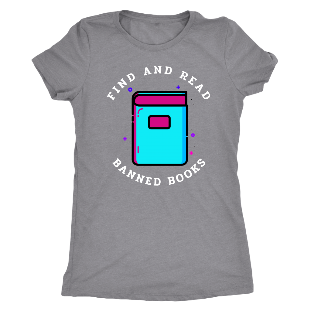 Find and Read Banned Books Shirt T-shirt  - Gemmed Firefly