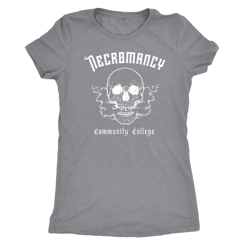 Necromancy Community College T-shirt  - Gemmed Firefly