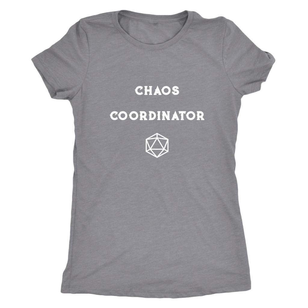 DM Chaos Coordinator D20 T-shirt  - Gemmed Firefly