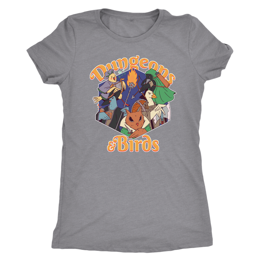 Dungeons and Birds T-shirt  - Gemmed Firefly