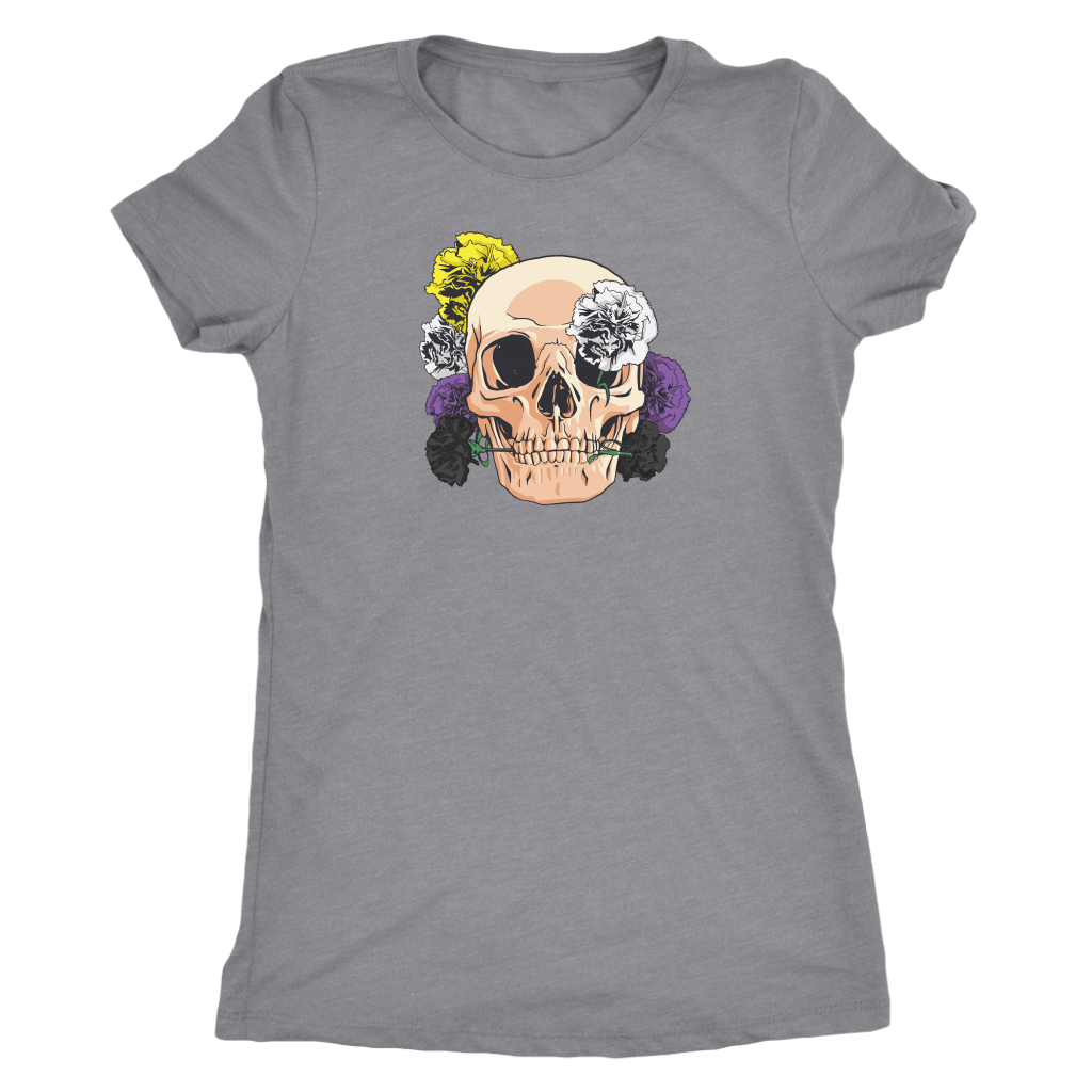 Non-Binary Necromancer T-shirt  - Gemmed Firefly