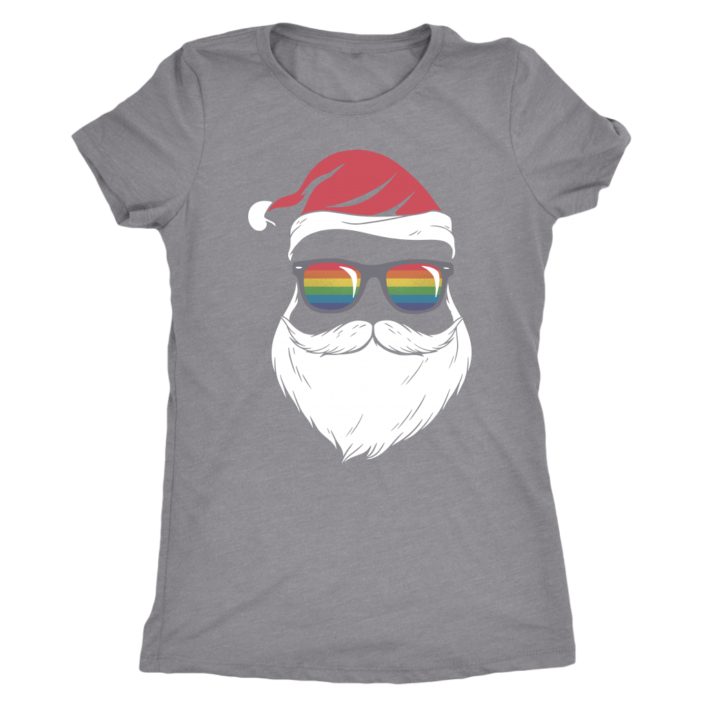 LGBT PRIDE Santa Shirt T-shirt  - Gemmed Firefly