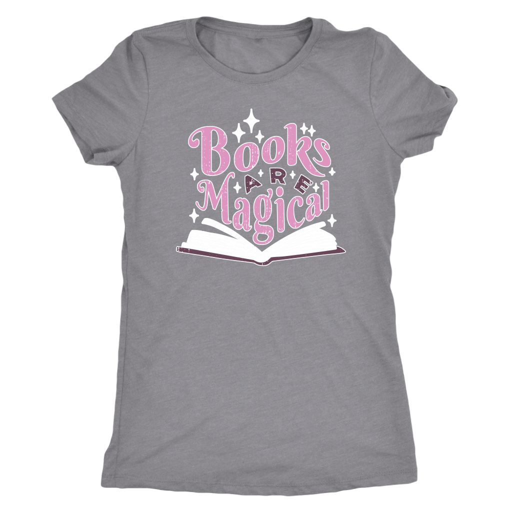 Books are Magical T-shirt  - Gemmed Firefly
