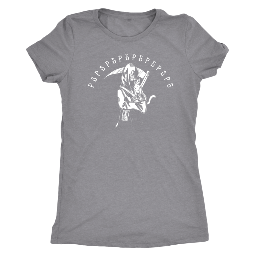 Reaper Kitty PSPSPSPSP T-shirt  - Gemmed Firefly