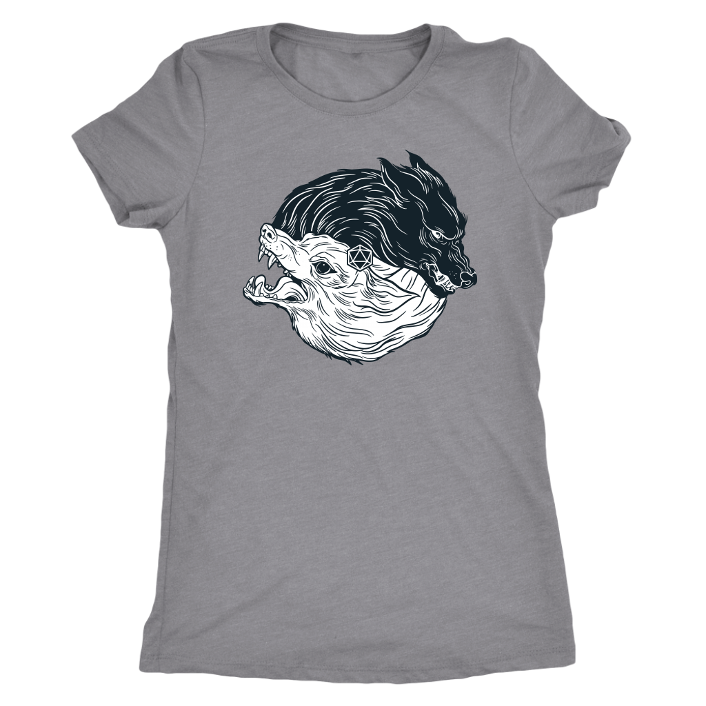 Two Wolves to Feed T-shirt  - Gemmed Firefly