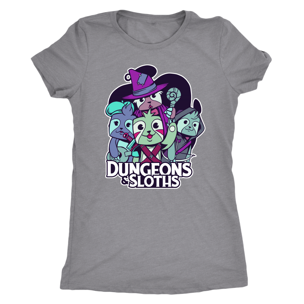 Dungeons and Sloths T-shirt  - Gemmed Firefly