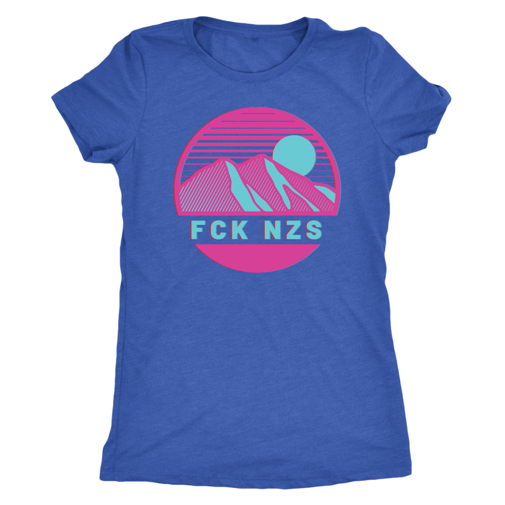 FCK NZS Vapor Mountains Shirt T-shirt  - Gemmed Firefly