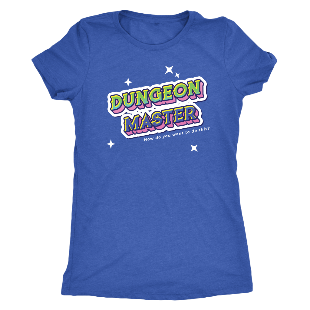 Dungeon Master Retro Title T-shirt  - Gemmed Firefly