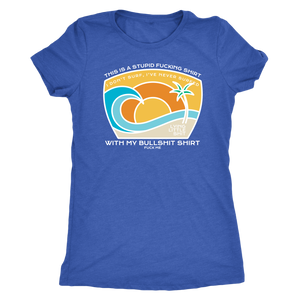 Just Another Surf Shirt With Hack Of A View Sticker for Sale by  SteadyRolling