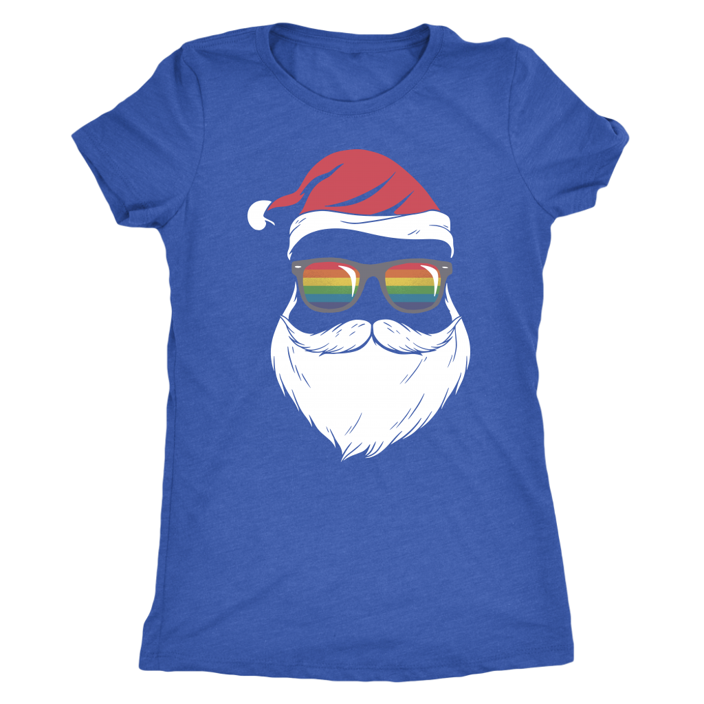 LGBT PRIDE Santa Shirt T-shirt  - Gemmed Firefly
