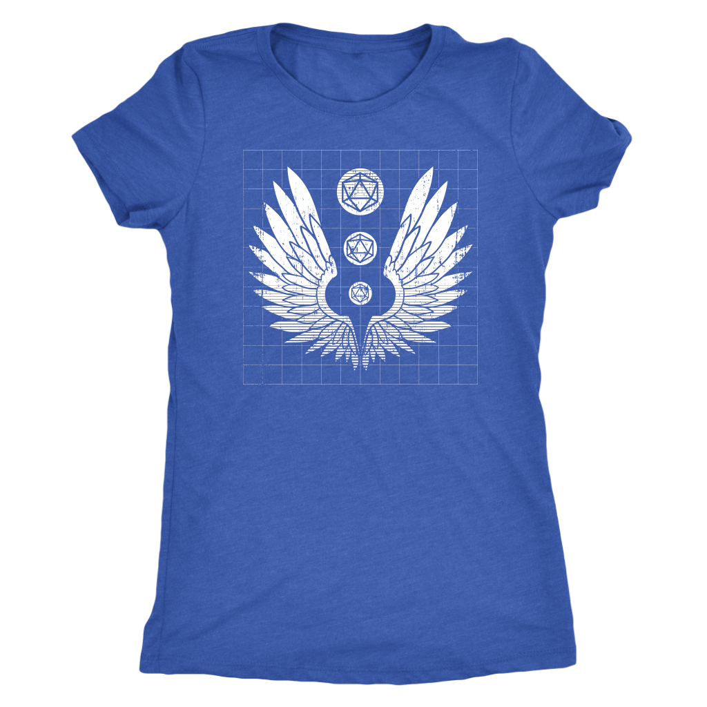 D20 Wings of Future Radiance T-shirt  - Gemmed Firefly