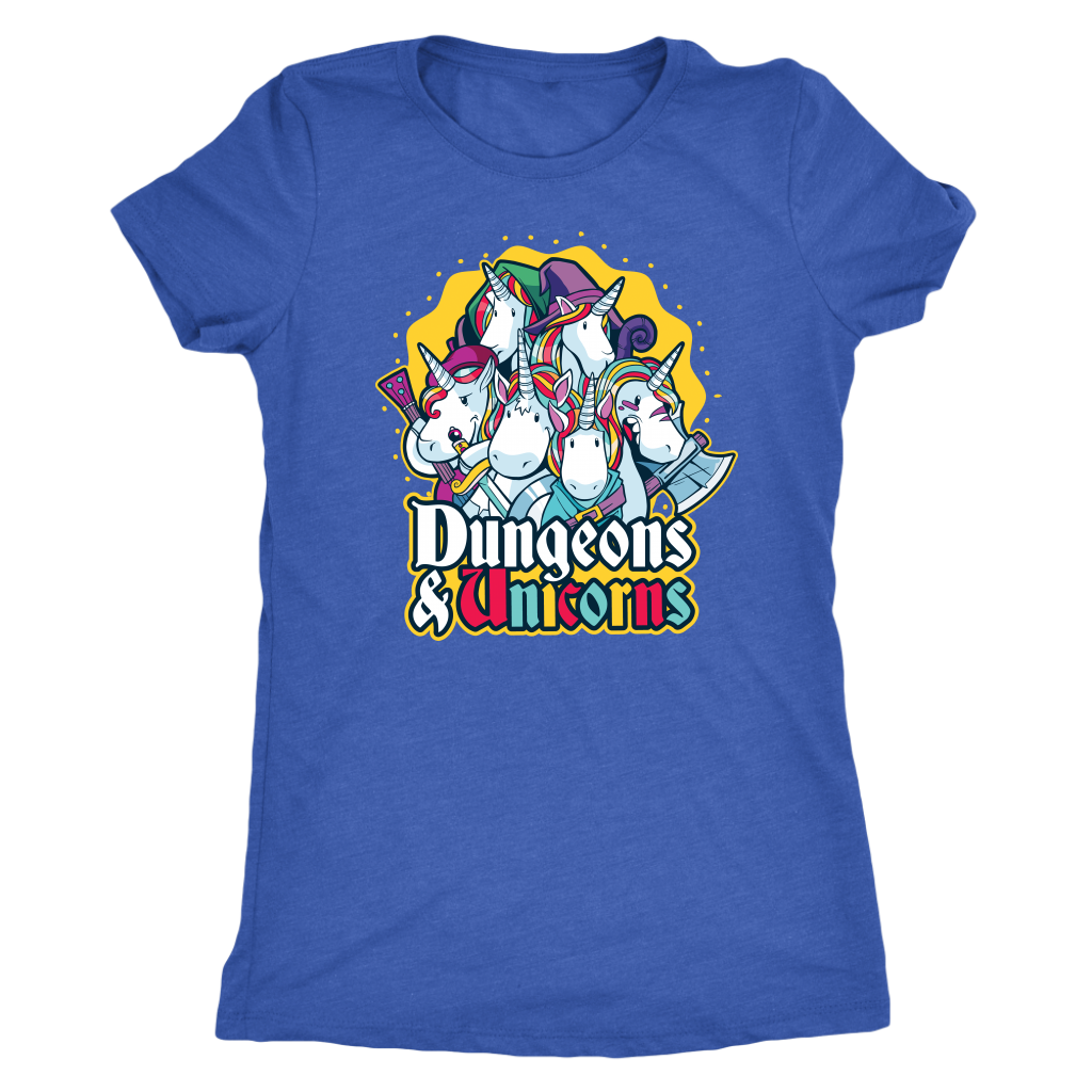 Dungeons and Unicorns T-shirt  - Gemmed Firefly