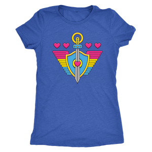 Pansexual Paladin (Badge Only) T-shirt  - Gemmed Firefly
