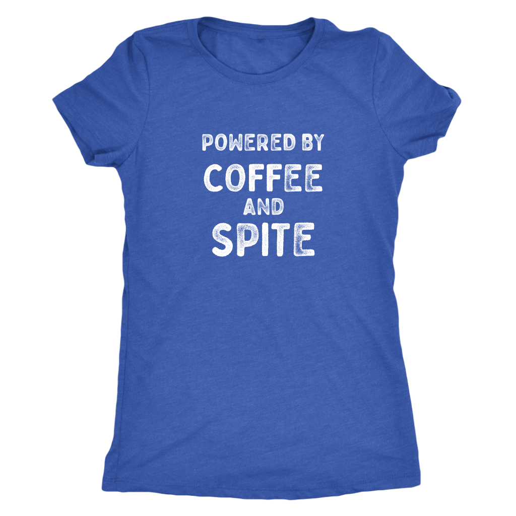 Powered By Coffee and Spite T-shirt  - Gemmed Firefly